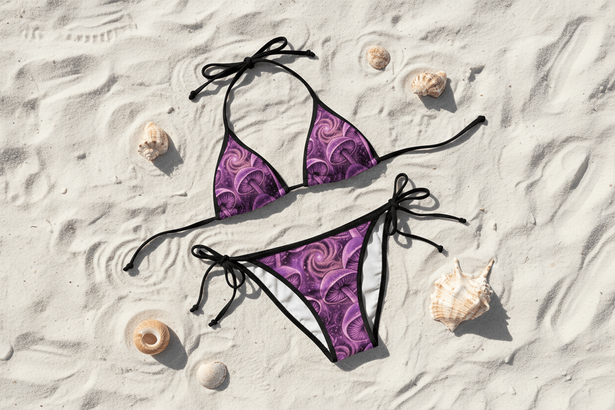 Women’s Bikini Swimsuit — Beach Bonfire Magical Journey PrintEmber Spirit Apparel