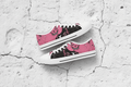 Women's Skull Print Low - Top Sneakers — Pink Punk Street wear Casual ShoesEmber Spirit Apparel