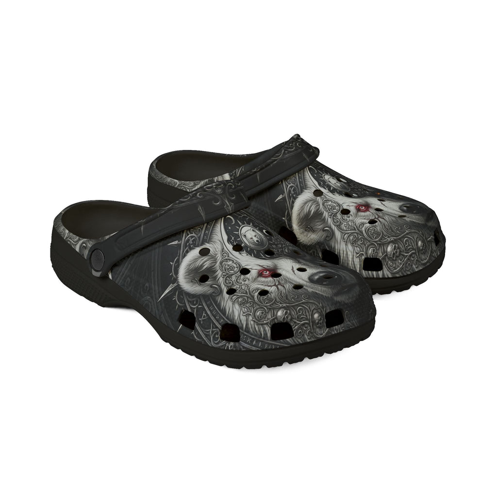 Yin Yang Nordic Bear EVA Foam Shoes — All - Over PrintEmber Spirit Apparel