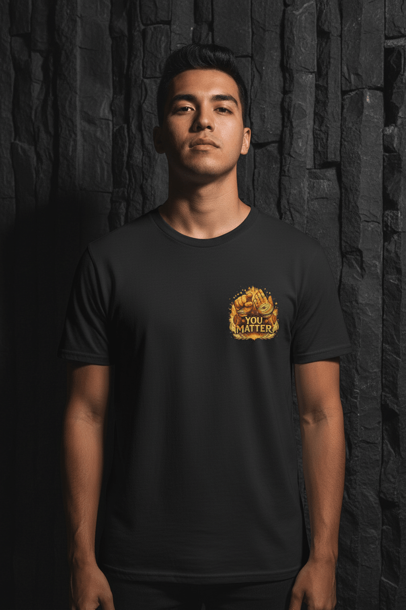 "You Matter" Graphic T-Shirt — Mental Health & Indigenous Wellness TeeEmber Spirit Apparel