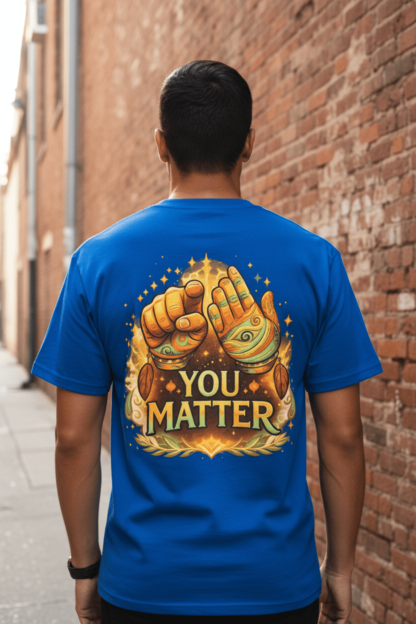 "You Matter" Graphic T-Shirt — Mental Health & Indigenous Wellness TeeEmber Spirit Apparel