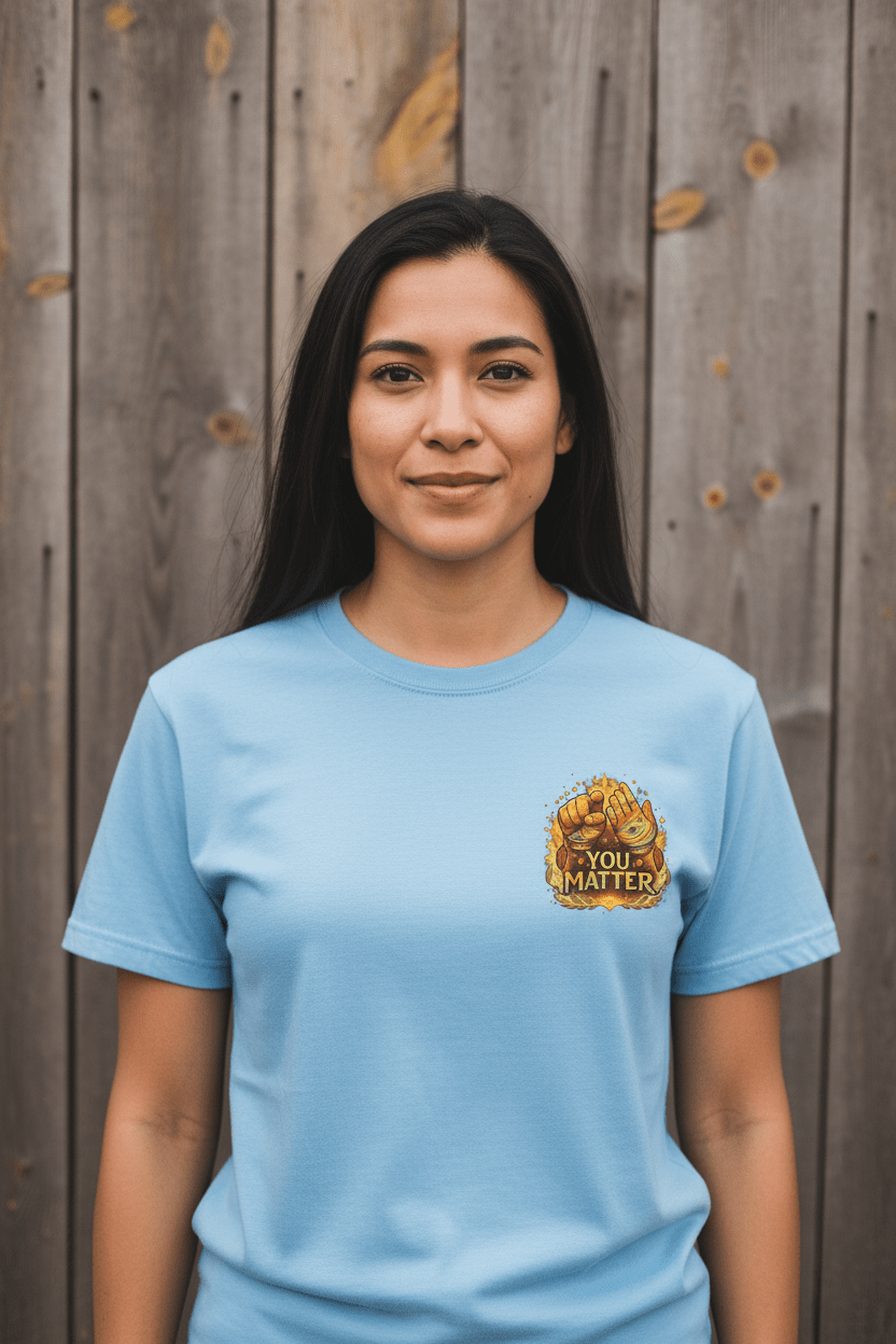 "You Matter" Graphic T-Shirt — Mental Health & Indigenous Wellness TeeEmber Spirit Apparel