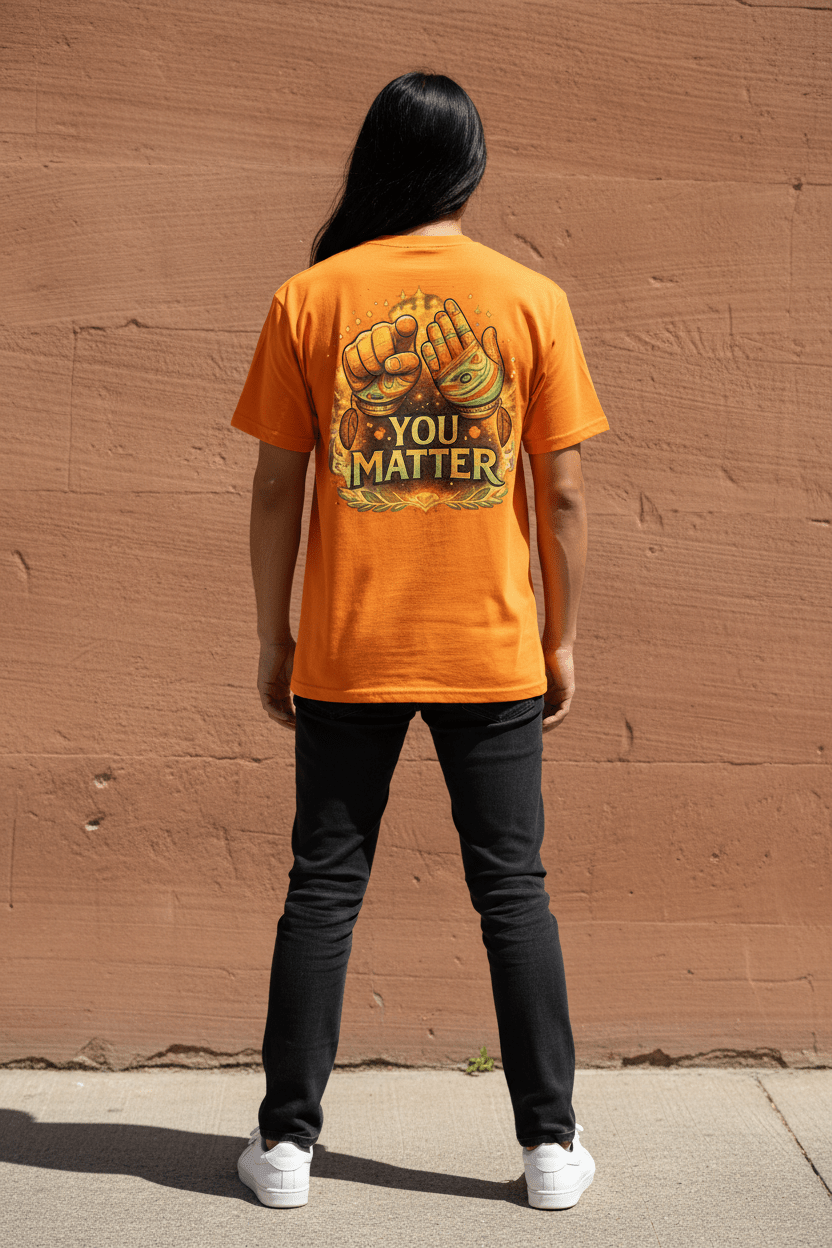"You Matter" Graphic T-Shirt — Mental Health & Indigenous Wellness TeeEmber Spirit Apparel