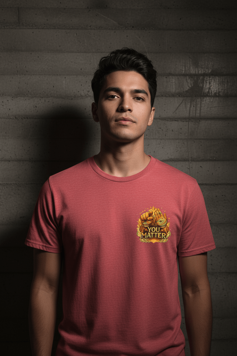 "You Matter" Graphic T-Shirt — Mental Health & Indigenous Wellness TeeEmber Spirit Apparel
