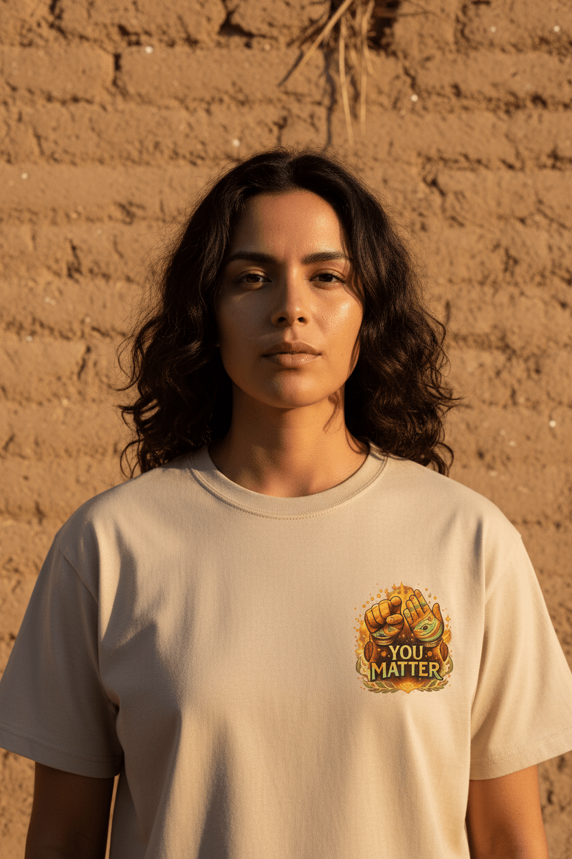 "You Matter" Graphic T-Shirt — Mental Health & Indigenous Wellness TeeEmber Spirit Apparel