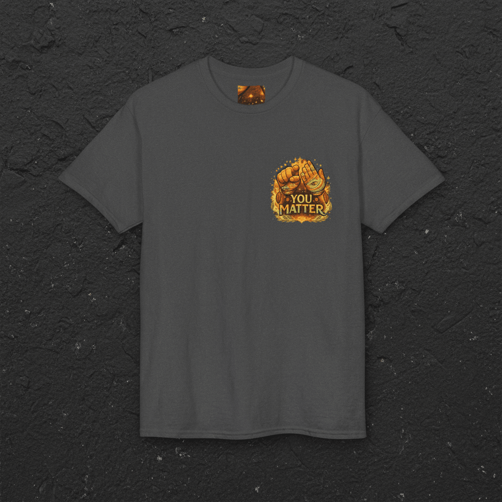 "You Matter" Graphic T-Shirt — Mental Health & Indigenous Wellness TeeEmber Spirit Apparel