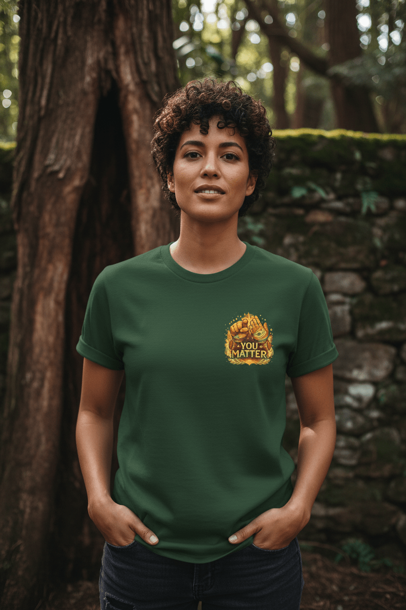 "You Matter" Graphic T-Shirt — Mental Health & Indigenous Wellness TeeEmber Spirit Apparel