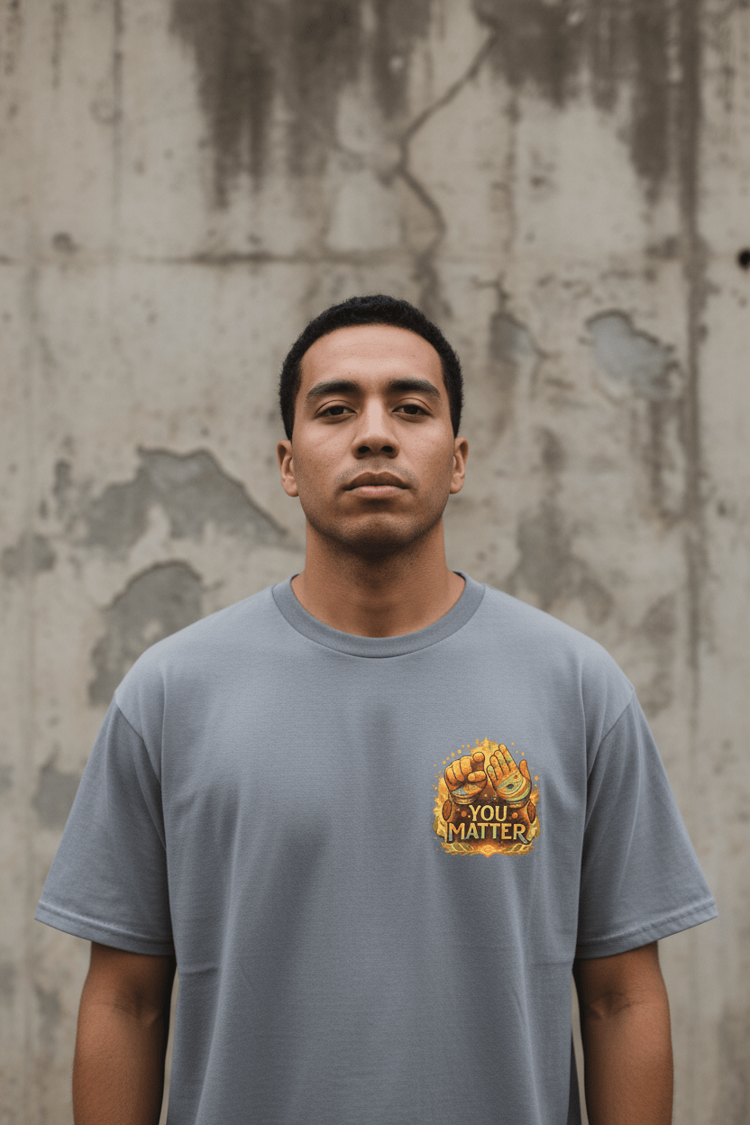 "You Matter" Graphic T-Shirt — Mental Health & Indigenous Wellness TeeEmber Spirit Apparel