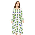 Women's Long Sleeve Dance Dress – Christopher Inspired All - Over Print DancewearEmber Spirit Apparel