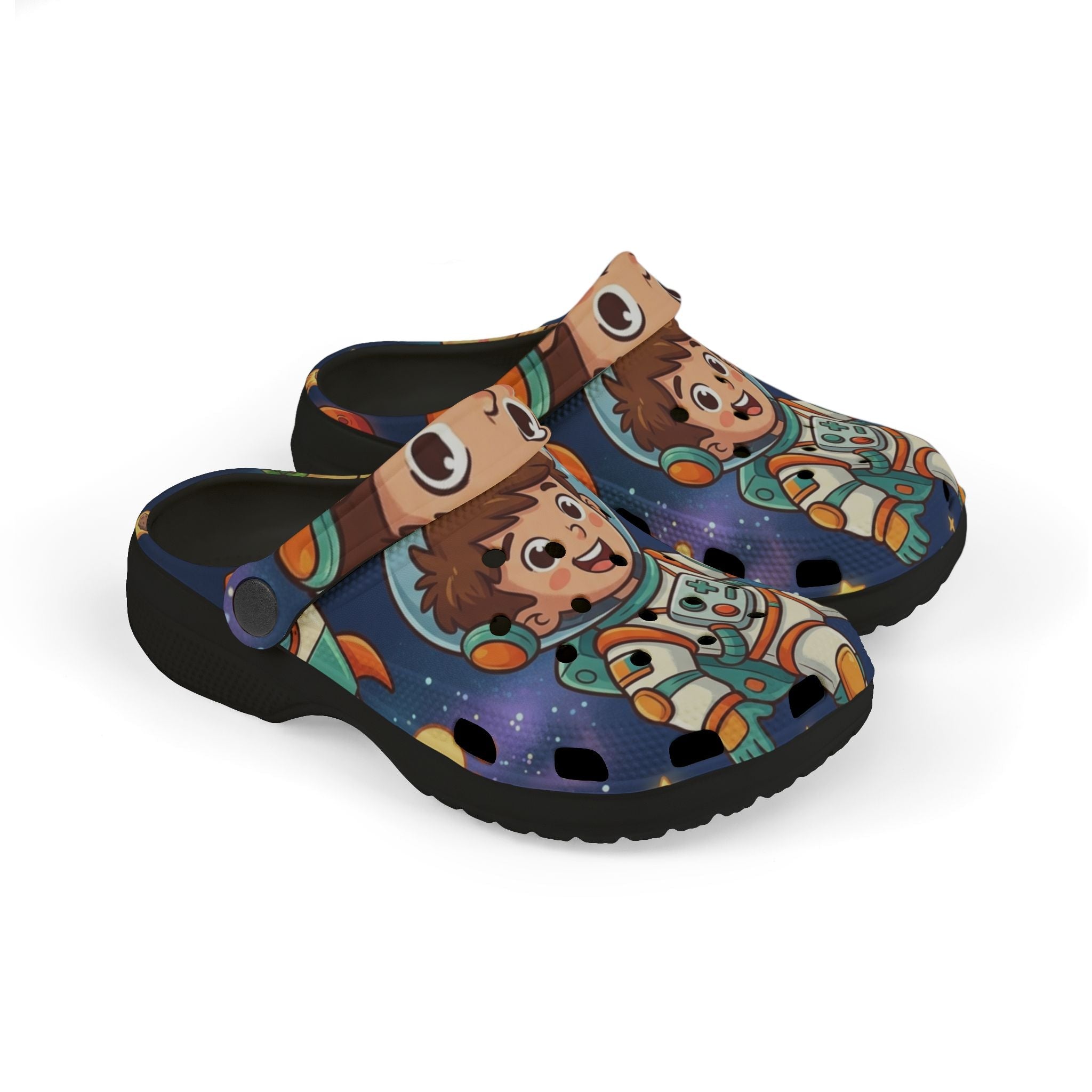 Kids Space Astronaut Clogs — Cute EVA Foam Slip‑OnsEmber Spirit Apparel