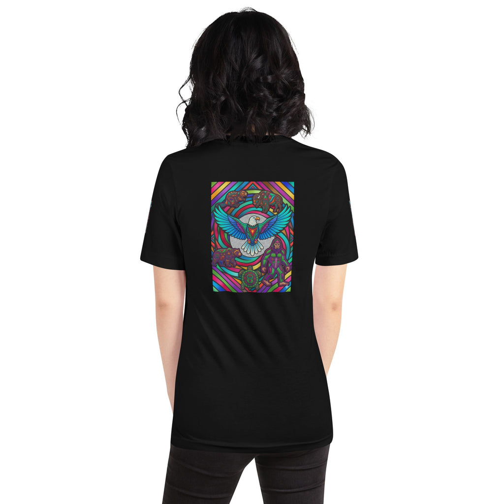 7 Grandfather Teachings Unisex T-Shirt/Unisex/colorful/ribbon