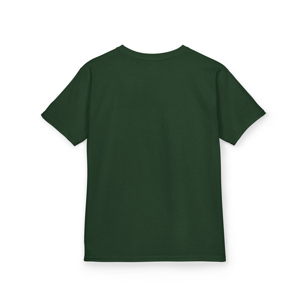Kids Graphic Tee – 'An Apple a Day' Cute Green Alien Apple Cartoon ShirtEmber Spirit Apparel