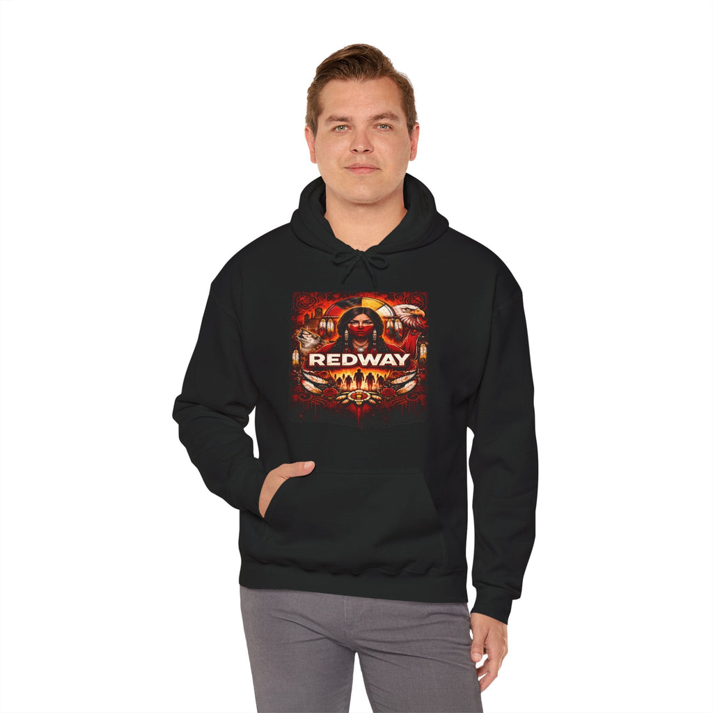 Women as Life - Givers Hoodie – Indigenous Cultural Symbolism Graphic SweatshirtEmber Spirit Apparel