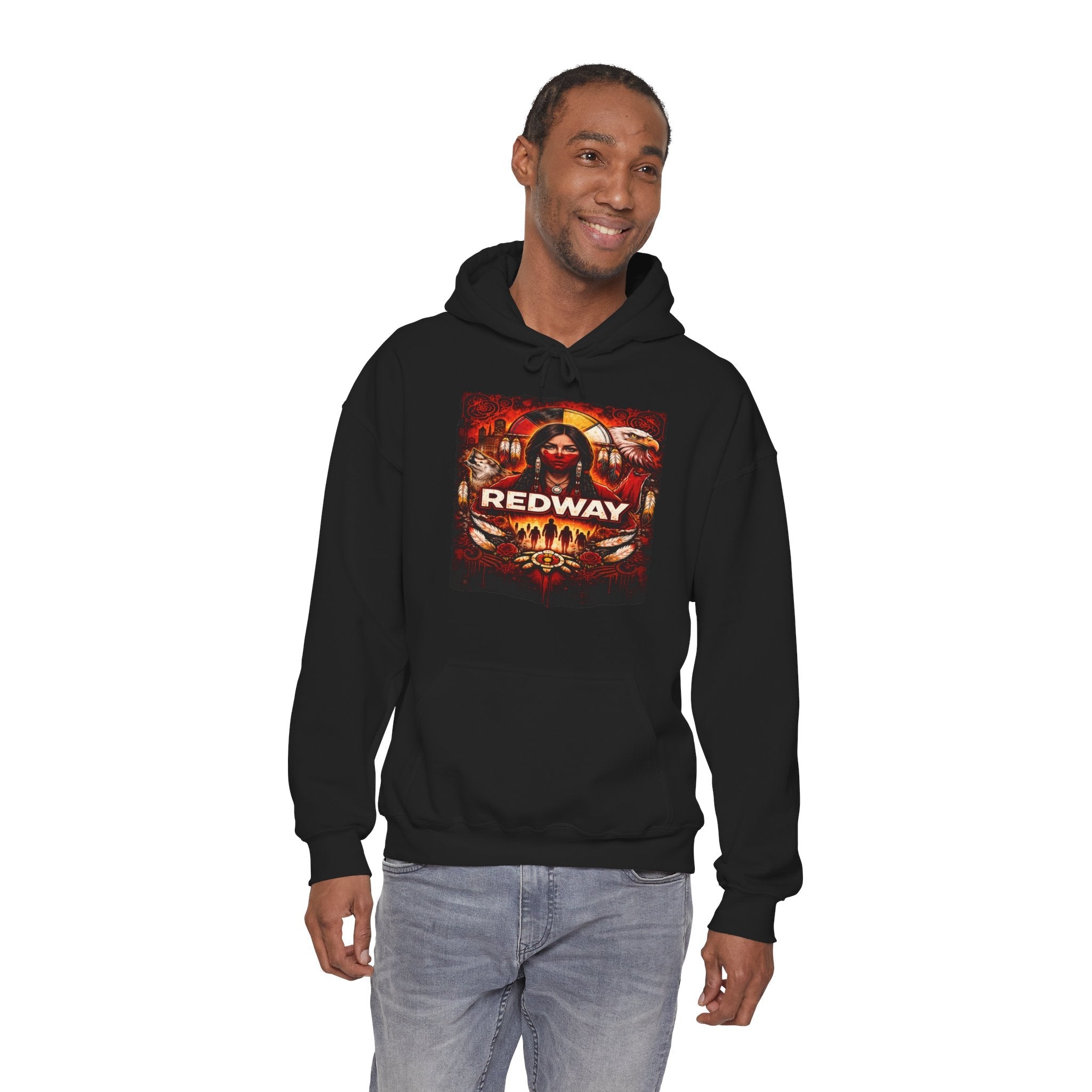 Women as Life - Givers Hoodie – Indigenous Cultural Symbolism Graphic SweatshirtEmber Spirit Apparel