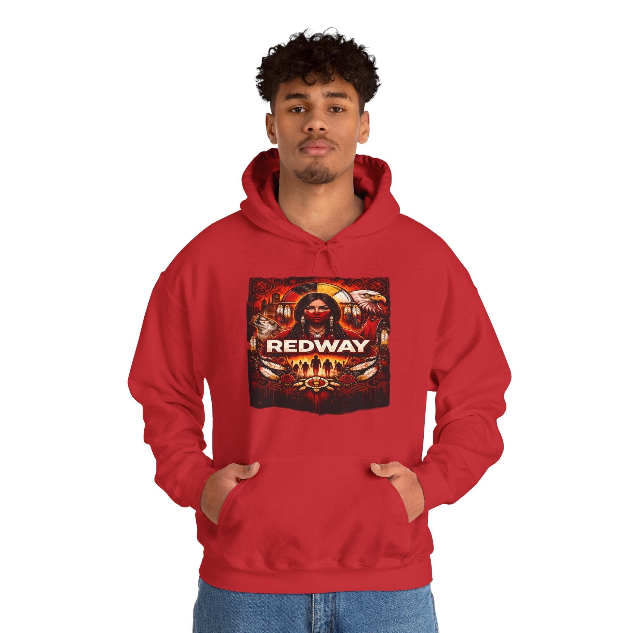 Women as Life - Givers Hoodie – Indigenous Cultural Symbolism Graphic SweatshirtEmber Spirit Apparel