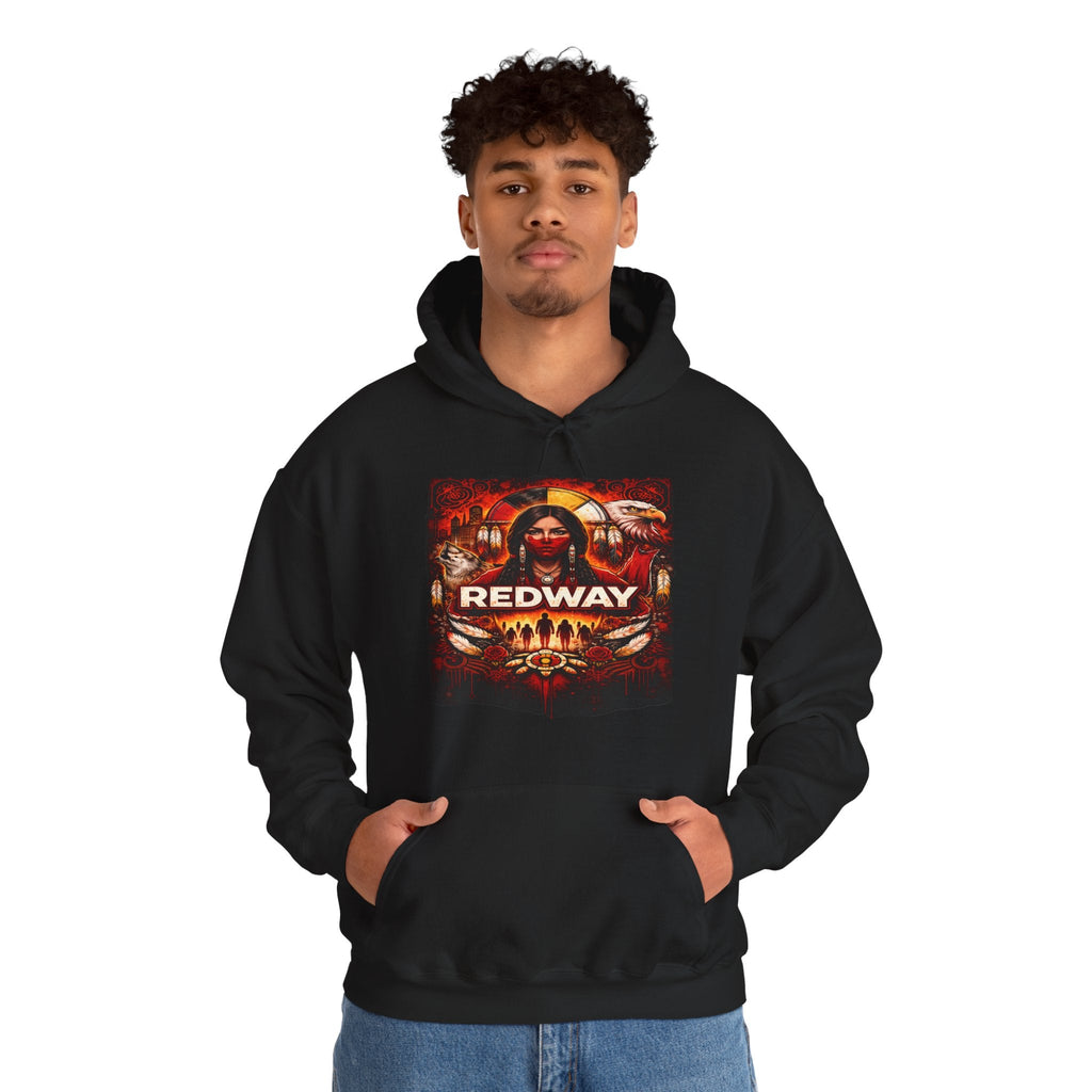 Women as Life - Givers Hoodie – Indigenous Cultural Symbolism Graphic SweatshirtEmber Spirit Apparel