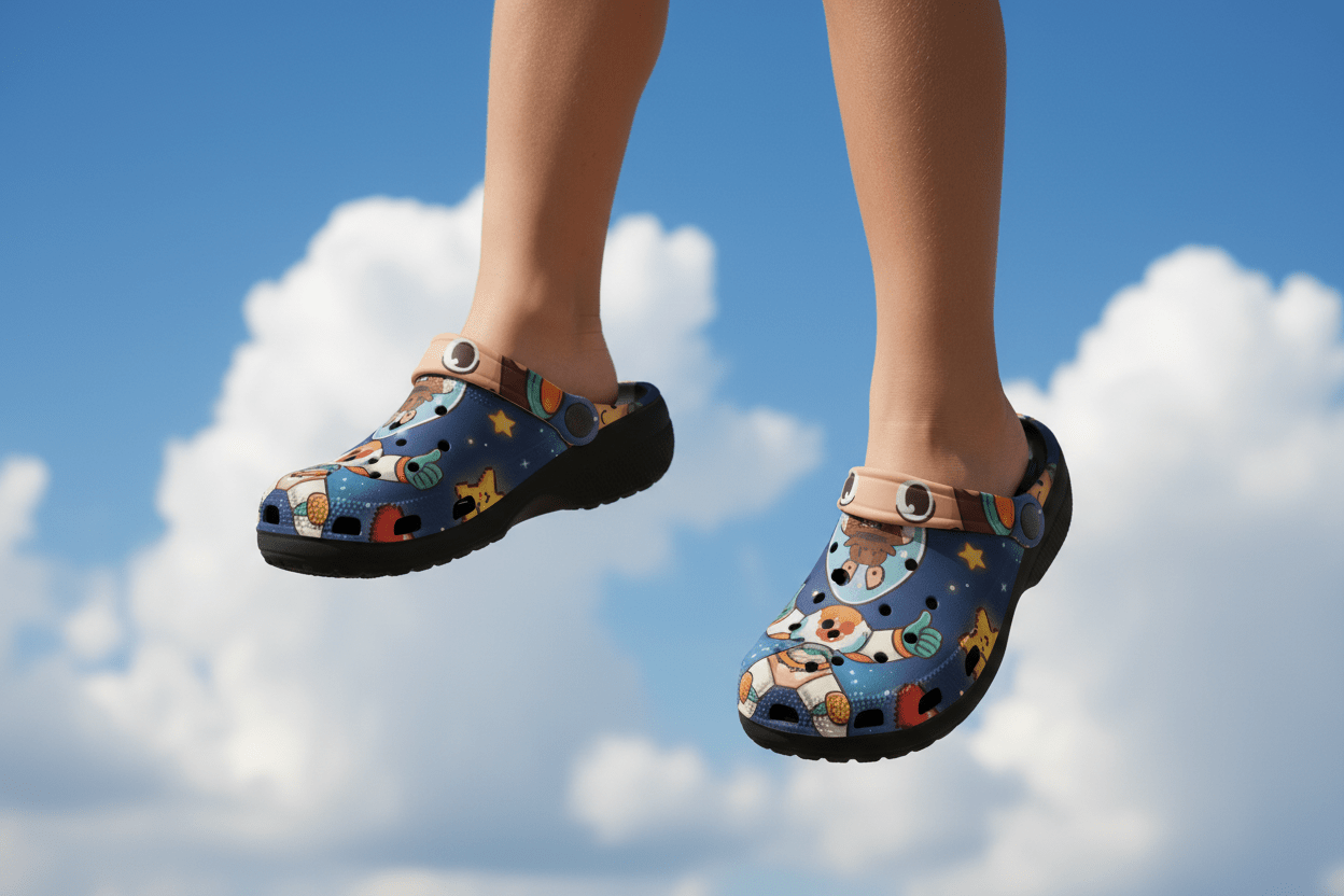 Kids Space Astronaut Clogs — Cute EVA Foam Slip‑OnsEmber Spirit Apparel