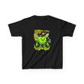 Kids Graphic Tee – 'An Apple a Day' Cute Green Alien Apple Cartoon ShirtEmber Spirit Apparel