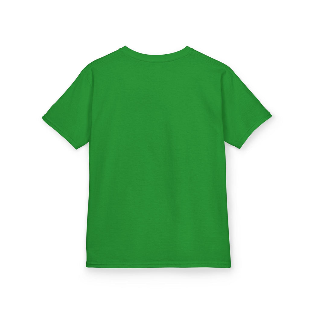 Kids Graphic Tee – 'An Apple a Day' Cute Green Alien Apple Cartoon ShirtEmber Spirit Apparel