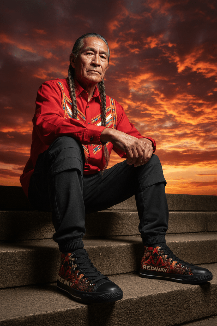 Redway 7 Generation High-Top Sneakers — Men's Native Streetwear