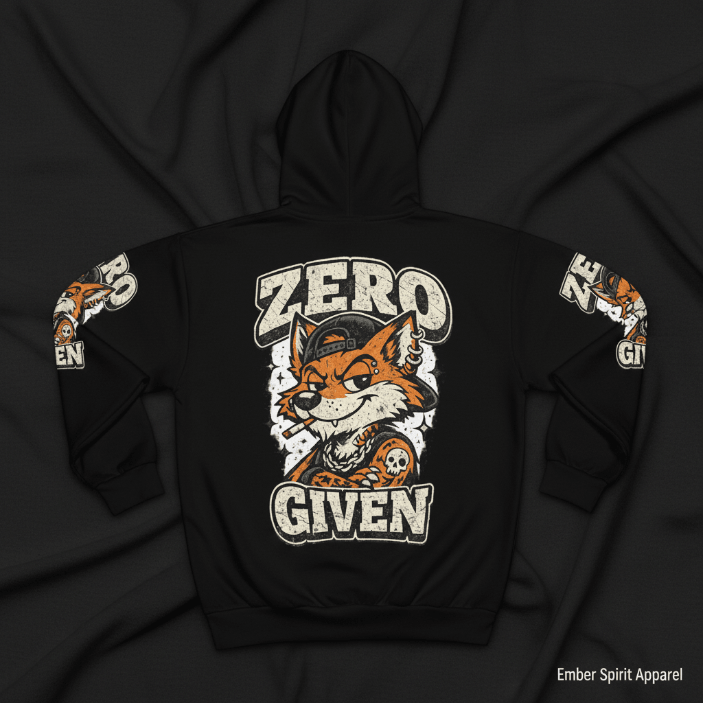 Zero Fox Given — Bold Unisex HoodieEmber Spirit Apparel