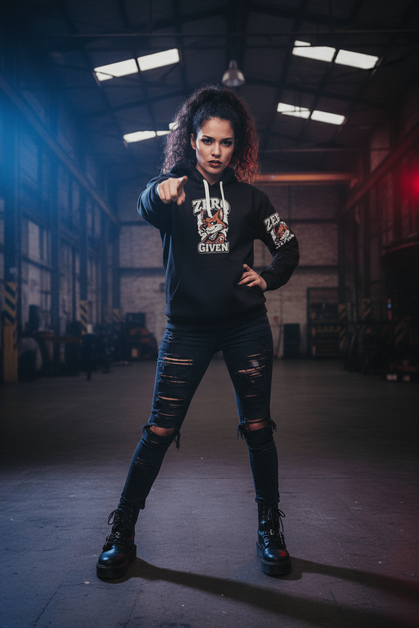 Zero Fox Given — Bold Unisex HoodieEmber Spirit Apparel